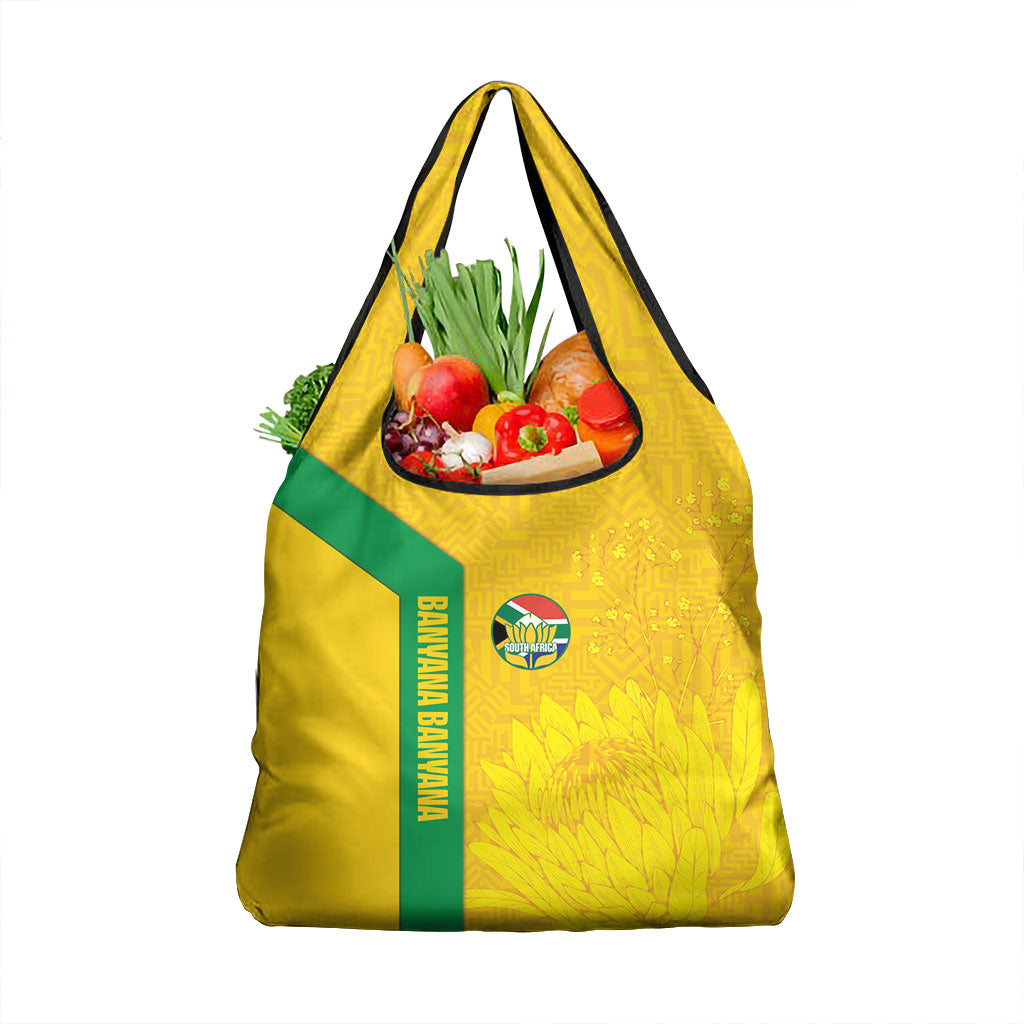 South Africa Soccer Grocery Bag Banyana Banyana Protea Yellow Version