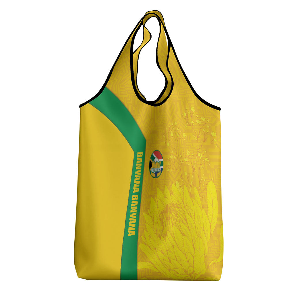 South Africa Soccer Grocery Bag Banyana Banyana Protea Yellow Version