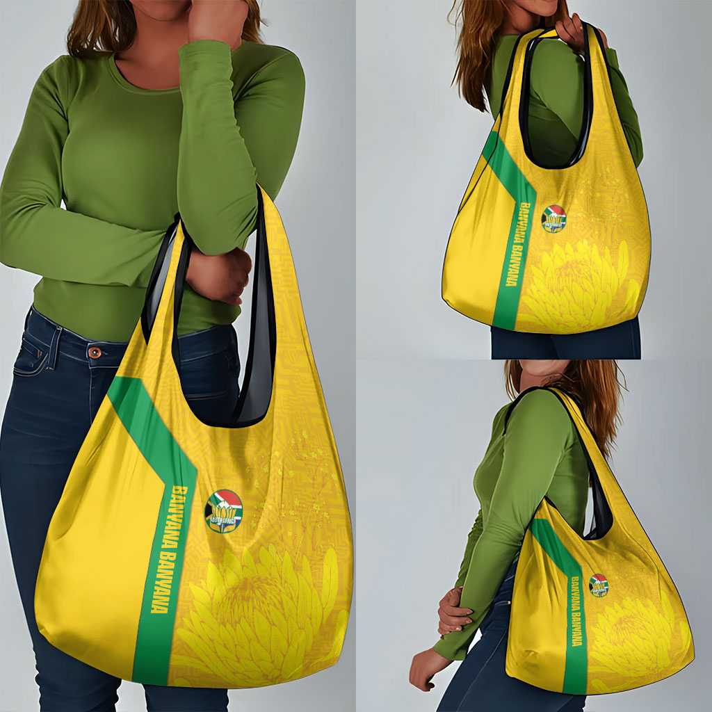 South Africa Soccer Grocery Bag Banyana Banyana Protea Yellow Version