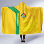 South Africa Soccer Hooded Blanket Banyana Banyana Protea Yellow Version