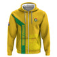 South Africa Soccer Custom Hoodie Banyana Banyana Protea Yellow Version