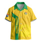 South Africa Soccer Custom Kid Hawaiian Shirt Banyana Banyana Protea Yellow Version