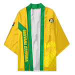 South Africa Soccer Custom Kimono Banyana Banyana Protea Yellow Version