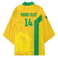 South Africa Soccer Custom Kimono Banyana Banyana Protea Yellow Version