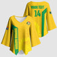 South Africa Soccer Custom Kimono Sleeve Blouse Banyana Banyana Protea Yellow Version