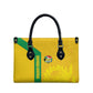 South Africa Soccer Leather Bag Banyana Banyana Protea Yellow Version
