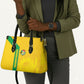 South Africa Soccer Leather Bag Banyana Banyana Protea Yellow Version
