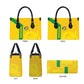 South Africa Soccer Leather Bag Banyana Banyana Protea Yellow Version