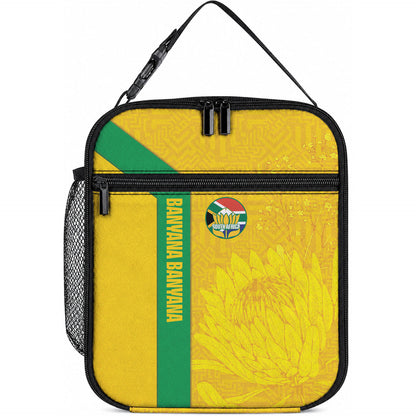 South Africa Soccer Lunch Bag Banyana Banyana Protea Yellow Version
