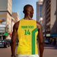 South Africa Soccer Custom Men Tank Top Banyana Banyana Protea Yellow Version