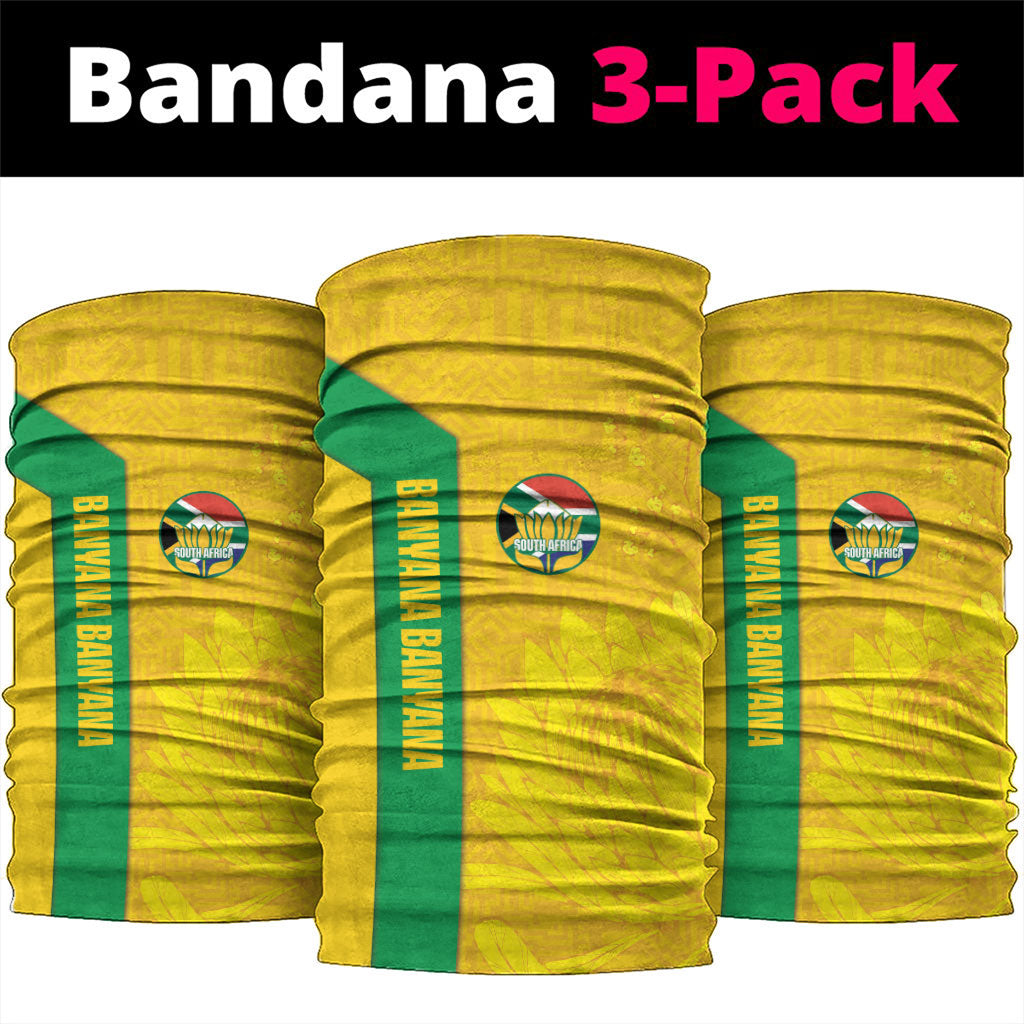 South Africa Soccer Neck Gaiter Banyana Banyana Protea Yellow Version