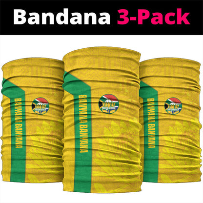 South Africa Soccer Neck Gaiter Banyana Banyana Protea Yellow Version