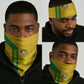 South Africa Soccer Neck Gaiter Banyana Banyana Protea Yellow Version