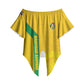 South Africa Soccer Custom Off Shoulder Wrap Waist Top Banyana Banyana Protea Yellow Version