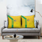 South Africa Soccer Pillow Cover Banyana Banyana Protea Yellow Version
