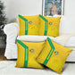 South Africa Soccer Pillow Cover Banyana Banyana Protea Yellow Version