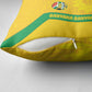 South Africa Soccer Pillow Cover Banyana Banyana Protea Yellow Version