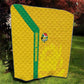 South Africa Soccer Quilt Banyana Banyana Protea Yellow Version