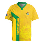 South Africa Soccer Custom Rugby Jersey Banyana Banyana Protea Yellow Version