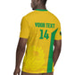 South Africa Soccer Custom Rugby Jersey Banyana Banyana Protea Yellow Version