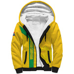 South Africa Soccer Custom Sherpa Hoodie Banyana Banyana Protea Yellow Version