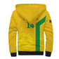 South Africa Soccer Custom Sherpa Hoodie Banyana Banyana Protea Yellow Version