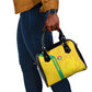 South Africa Soccer Shoulder Handbag Banyana Banyana Protea Yellow Version
