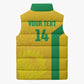 South Africa Soccer Custom Sleeveless Puffer Jacket Banyana Banyana Protea Yellow Version