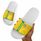South Africa Soccer Slide Sandals Banyana Banyana Protea Yellow Version