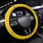 South Africa Soccer Steering Wheel Cover Banyana Banyana Protea Yellow Version