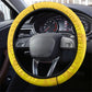 South Africa Soccer Steering Wheel Cover Banyana Banyana Protea Yellow Version