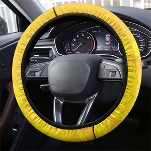 South Africa Soccer Steering Wheel Cover Banyana Banyana Protea Yellow Version