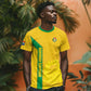 South Africa Soccer Custom T shirt Banyana Banyana Protea Yellow Version