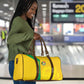 South Africa Soccer Travel Bag Banyana Banyana Protea Yellow Version