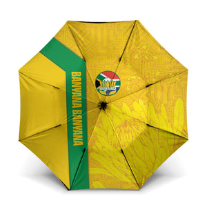 South Africa Soccer Umbrella Banyana Banyana Protea Yellow Version