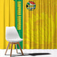 South Africa Soccer Window Curtain Banyana Banyana Protea Yellow Version