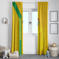 South Africa Soccer Window Curtain Banyana Banyana Protea Yellow Version