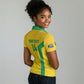 South Africa Soccer Custom Women Polo Shirt Banyana Banyana Protea Yellow Version
