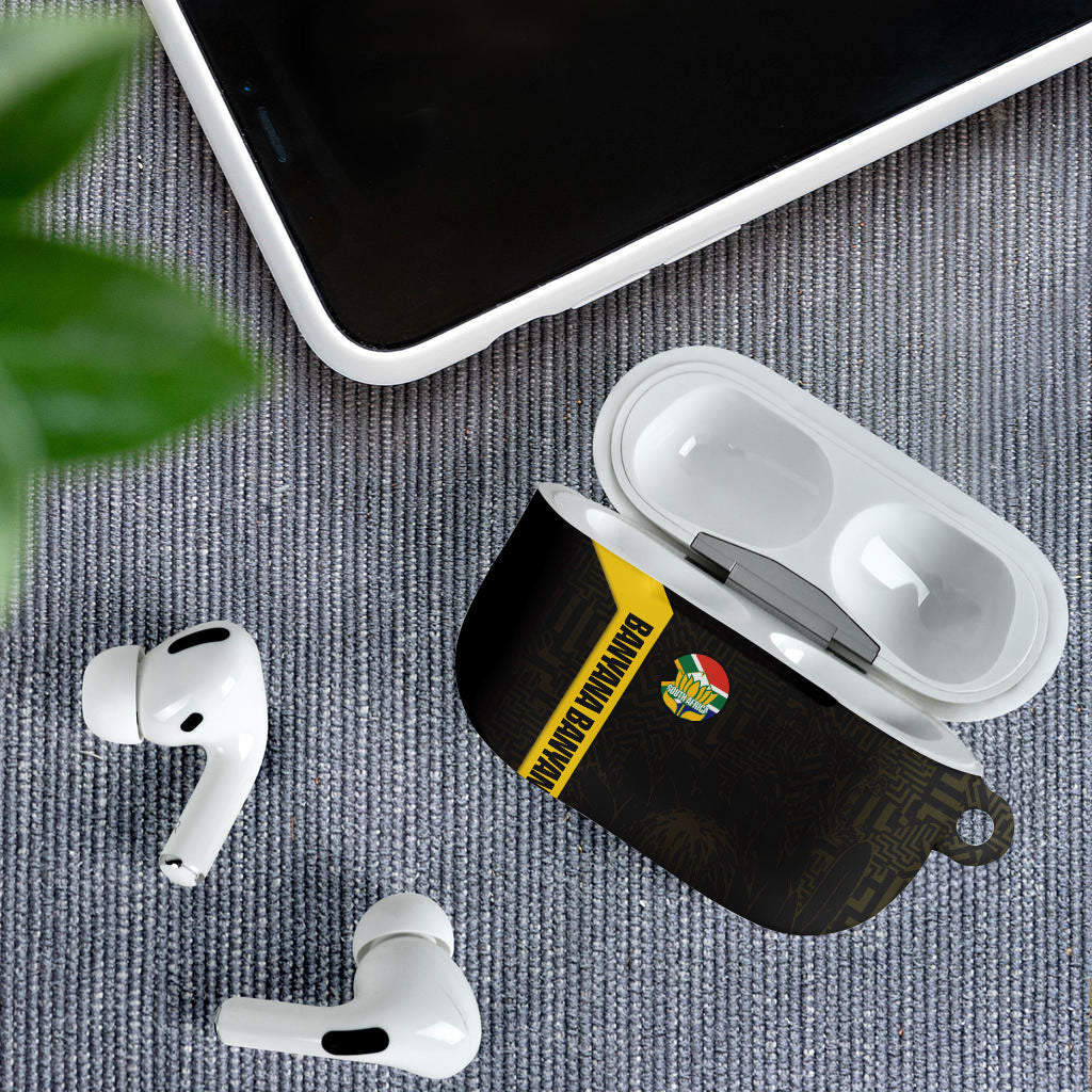South Africa Soccer AirPods Case Banyana Banyana Protea Black Version