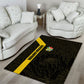 South Africa Soccer Area Rug Banyana Banyana Protea Black Version