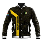 South Africa Soccer Custom Baseball Jacket Banyana Banyana Protea Black Version