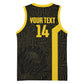 South Africa Soccer Custom Basketball Jersey Banyana Banyana Protea Black Version