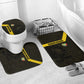 South Africa Soccer Bathroom Set Banyana Banyana Protea Black Version