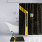 South Africa Soccer Bathroom Set Banyana Banyana Protea Black Version