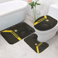 South Africa Soccer Bathroom Set Banyana Banyana Protea Black Version