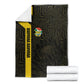 South Africa Soccer Blanket Banyana Banyana Protea Black Version