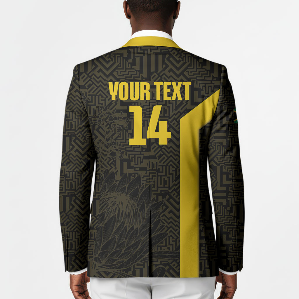 South Africa Soccer Custom Blazer Banyana Banyana Protea Black Version