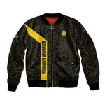 South Africa Soccer Custom Bomber Jacket Banyana Banyana Protea Black Version
