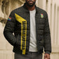 South Africa Soccer Custom Bomber Puffer Jacket Banyana Banyana Protea Black Version