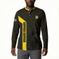 South Africa Soccer Custom Button Sweatshirt Banyana Banyana Protea Black Version